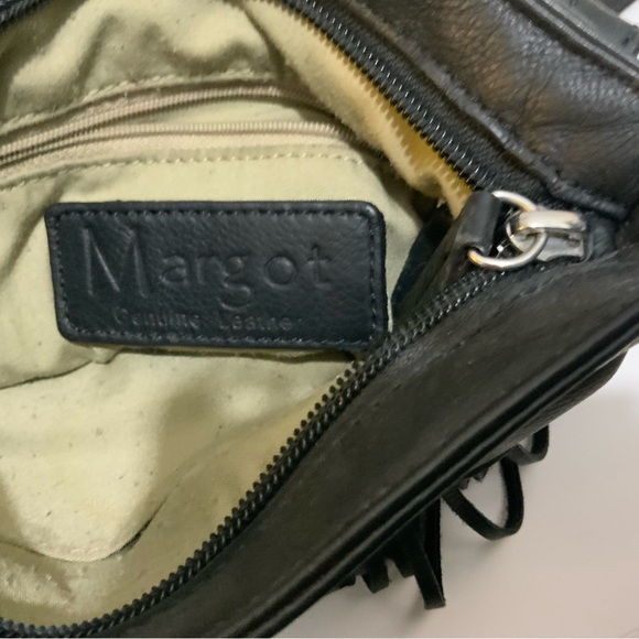 Margot black fringed crossbody - Picture 7 of 10